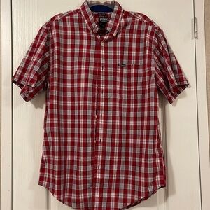Mens button down Chaps shirt size medium​